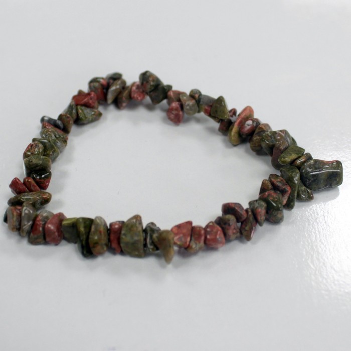 Βραχιόλι από Πράσινο Ίασπι - Green Jasper Κοσμήματα λίθων - Βραχιόλια